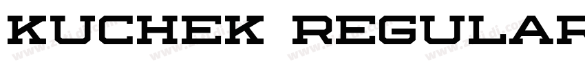 Kuchek Regular字体转换